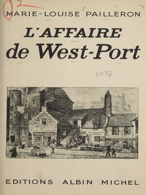 cover image of L'affaire de West-Port